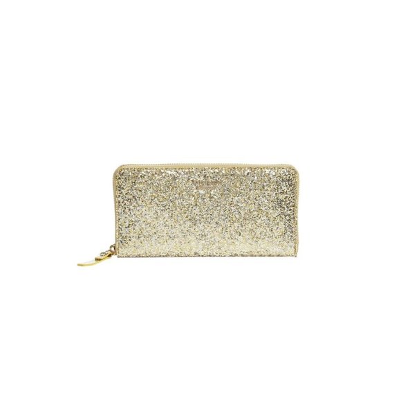 Kate Spade Gold Glitter Bug Lacey Wallet